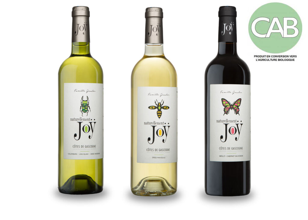 Nos vins IGP Côtes de Gascogne et AOP Floc de Gascogne | Domaine Joy